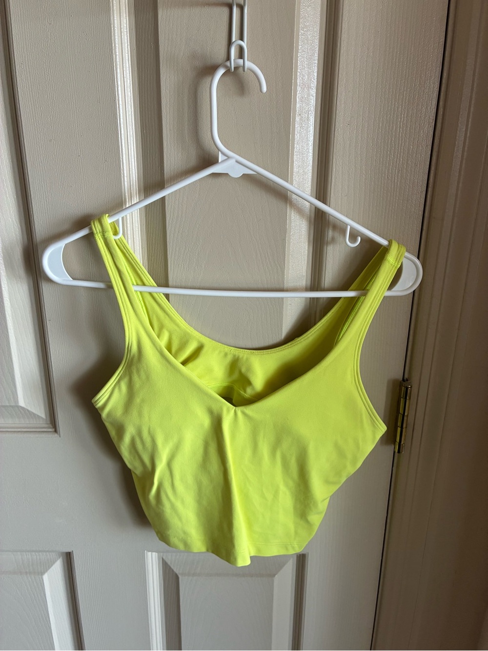 Lululemon Yellow Sports Bra